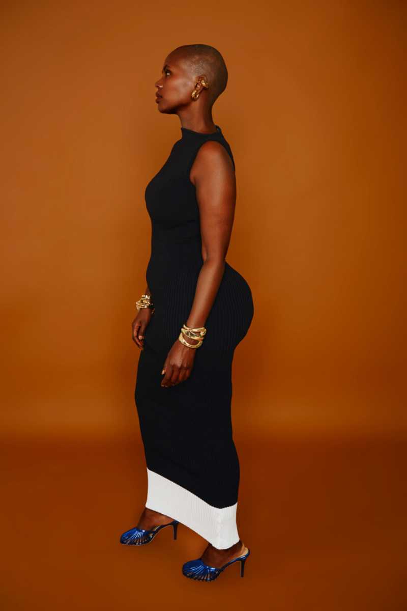 black dress with orange heels Maxi Dress Black Dress Orange Shoes Open Lace Back Dress Daniela Black Dress