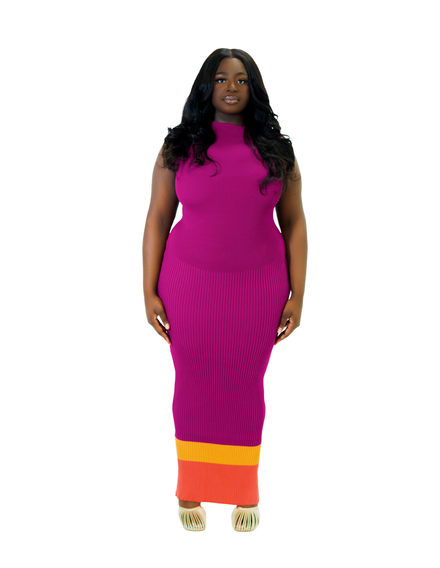 Sauda Dress in Raspberry