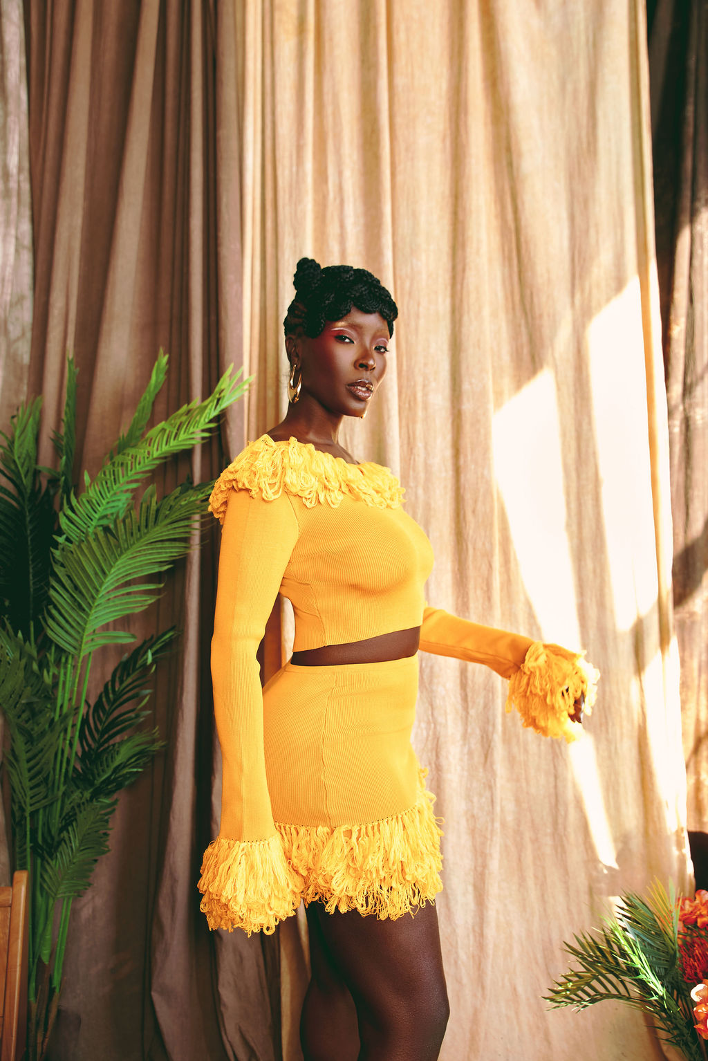 Sianeh Fringe Skirt Set